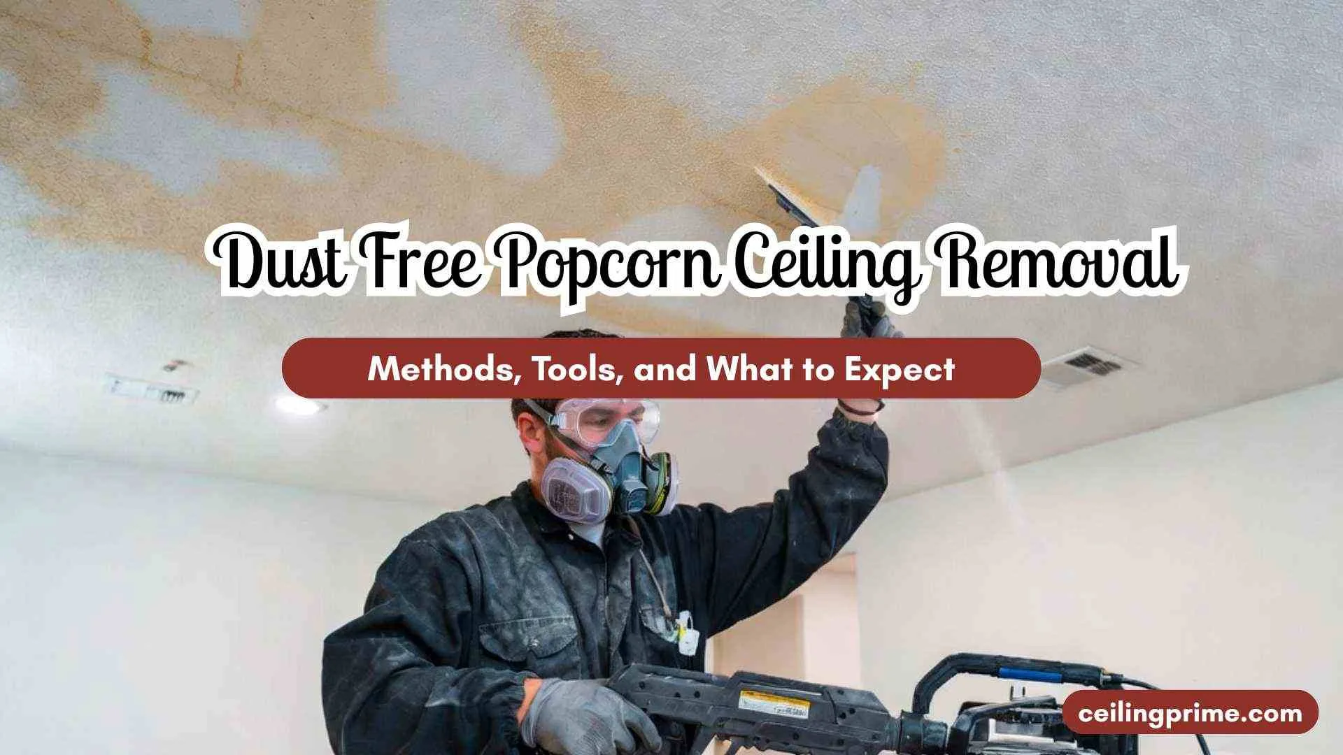 Dust Free Popcorn Ceiling Removal