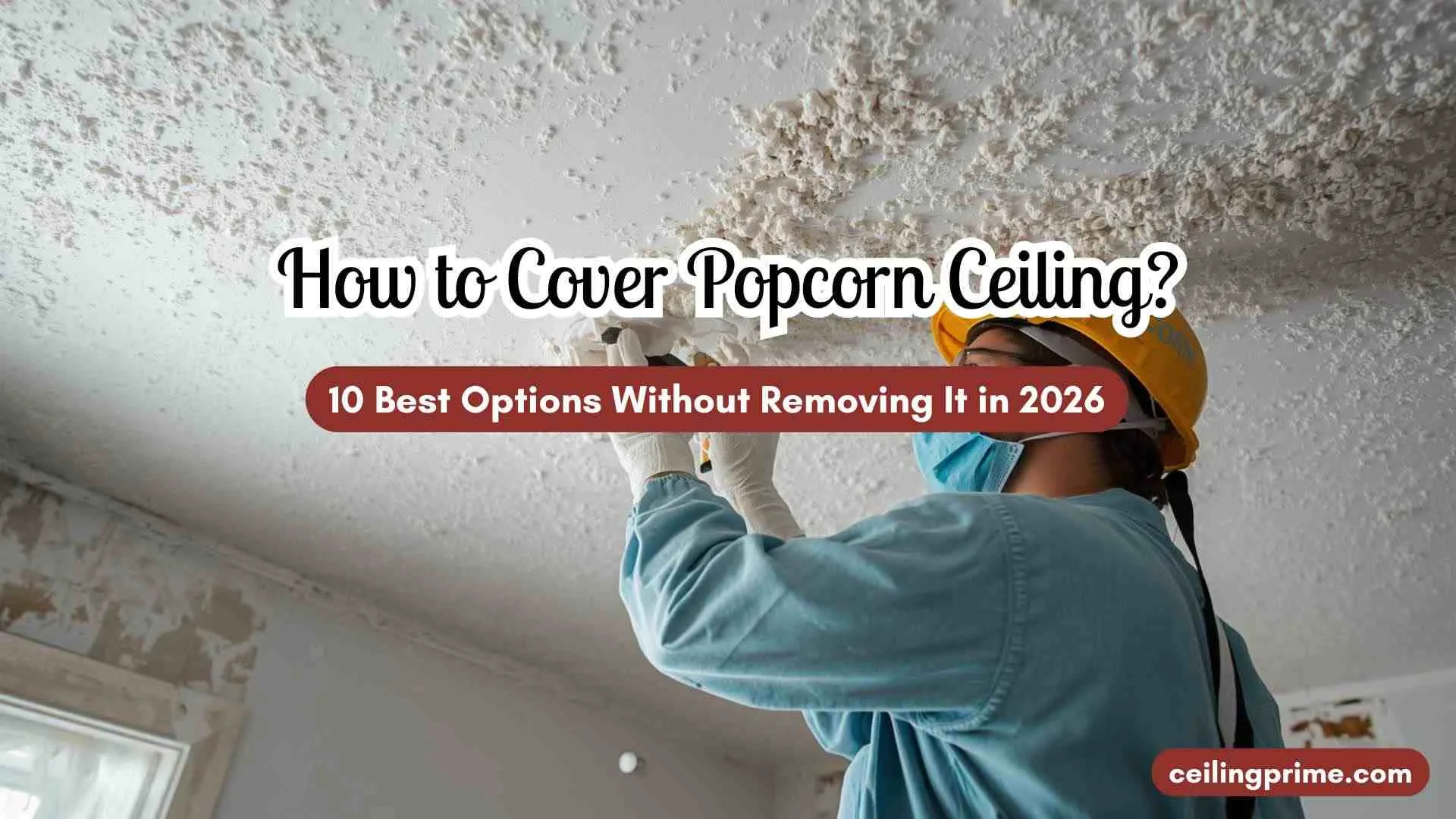 How to Cover Popcorn Ceiling
