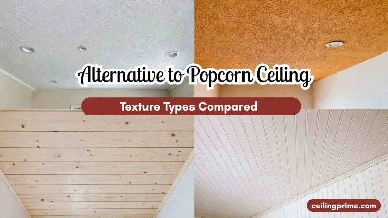 alternative to popcorn ceiling