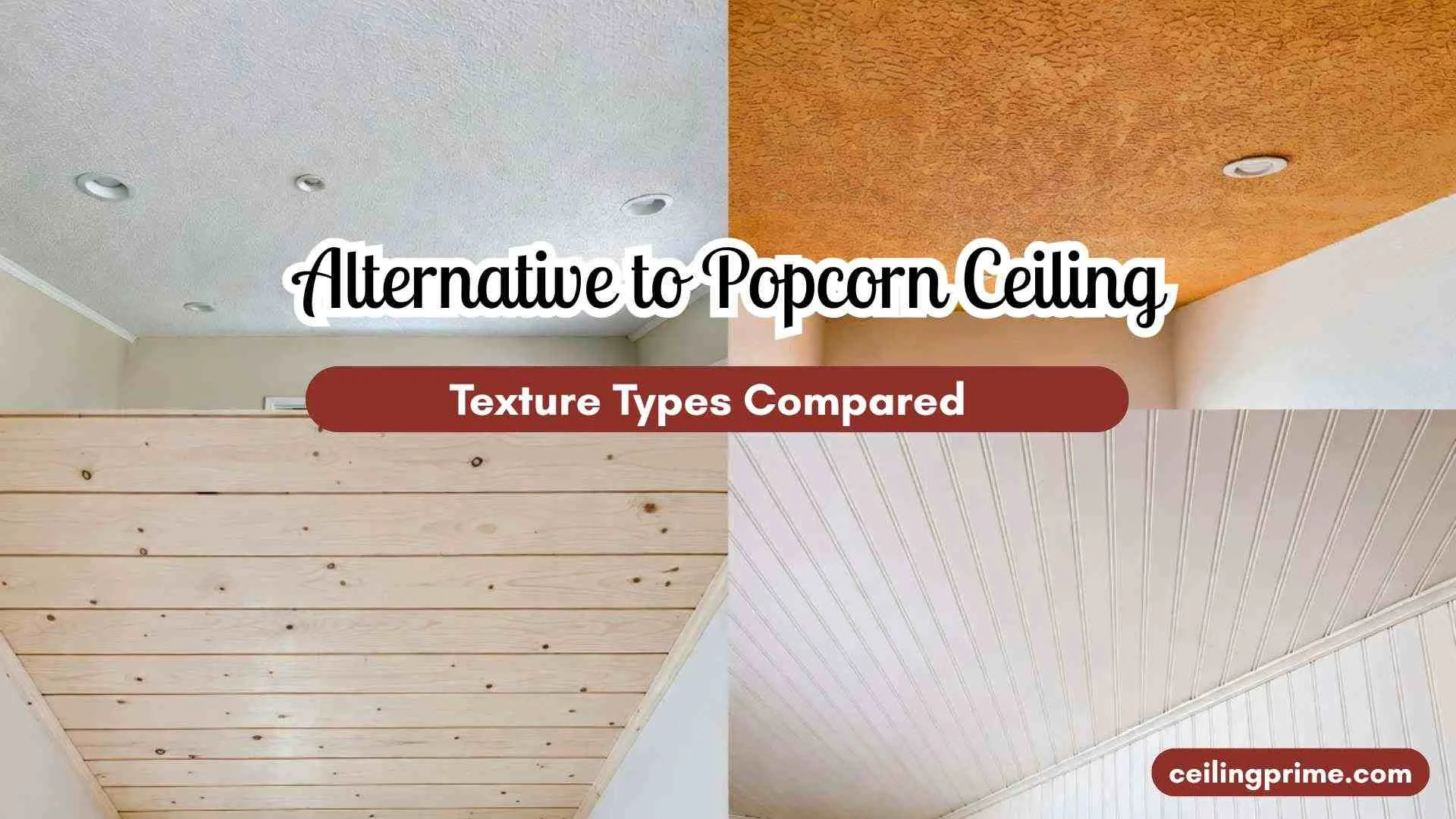 alternative to popcorn ceiling