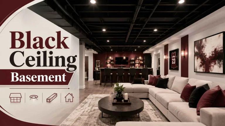 Black Ceiling Basement