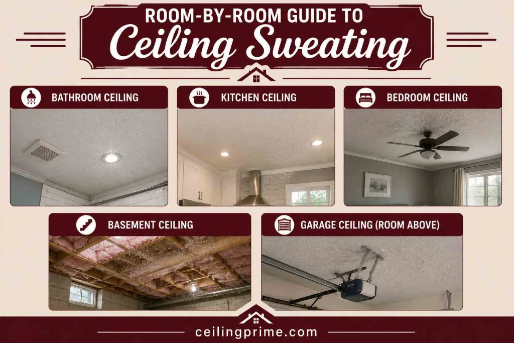 Wondering why is my ceiling sweating? Explore this room by room guide for smart solutions.