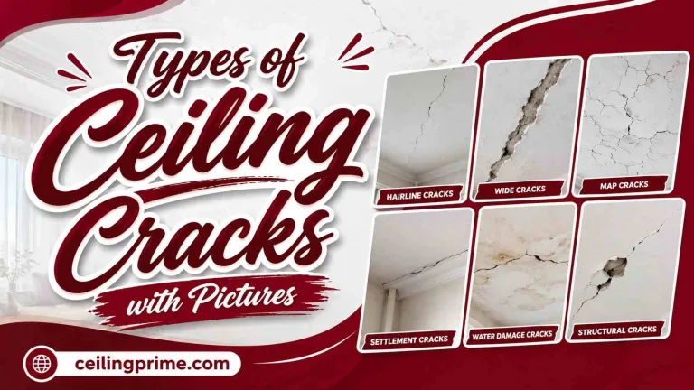types of ceiling cracks with pictures