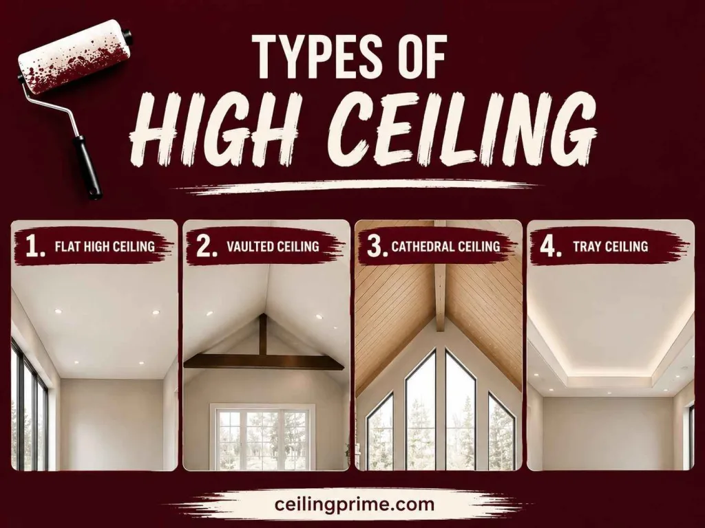 Four common types of high ceilings in residential homes