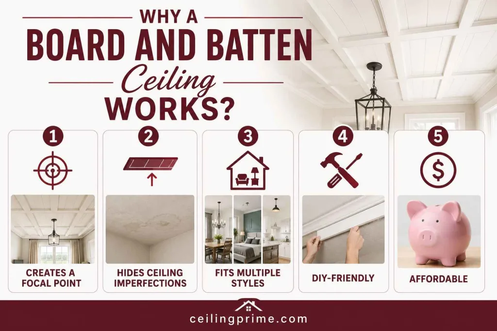 Why a board and batten ceiling works