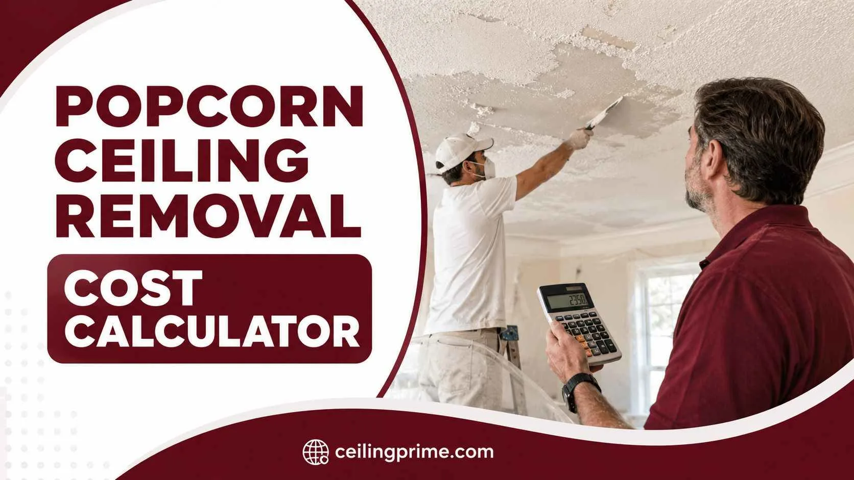 popcorn ceiling removal cost calculator