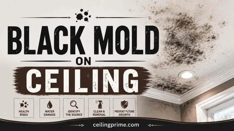 Black Mold on Ceiling