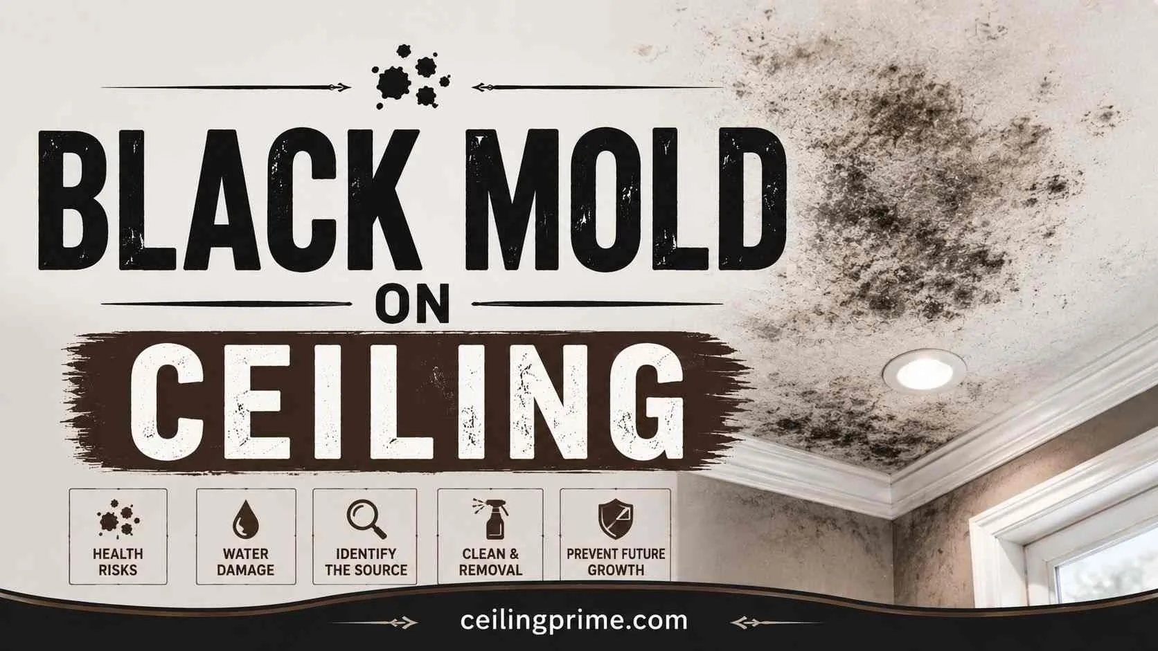 Black Mold on Ceiling