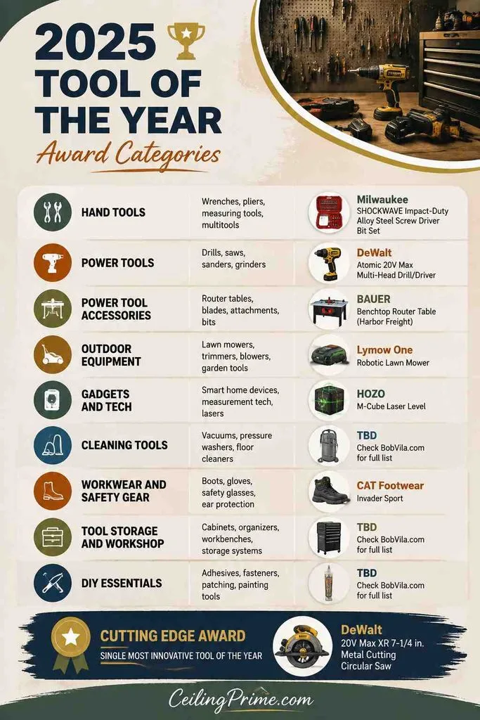 Bob Vila 2025 Tool of the Year Awards — The Complete List