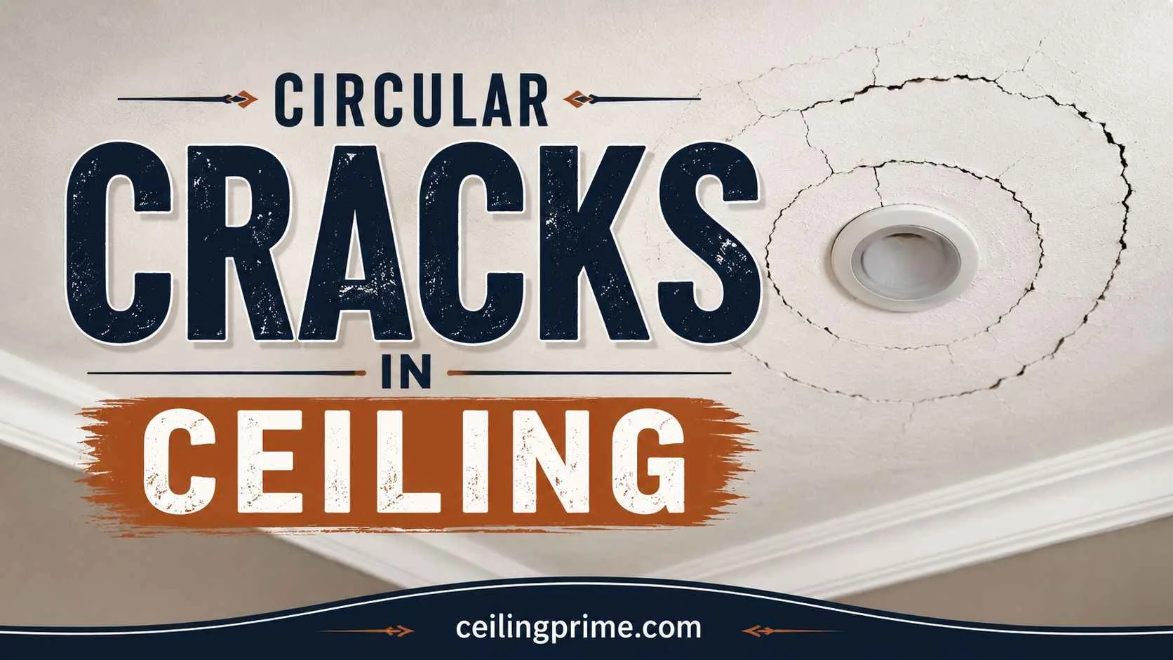 Circular Cracks in Ceiling