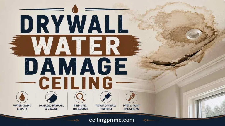 Drywall Water Damage Ceiling