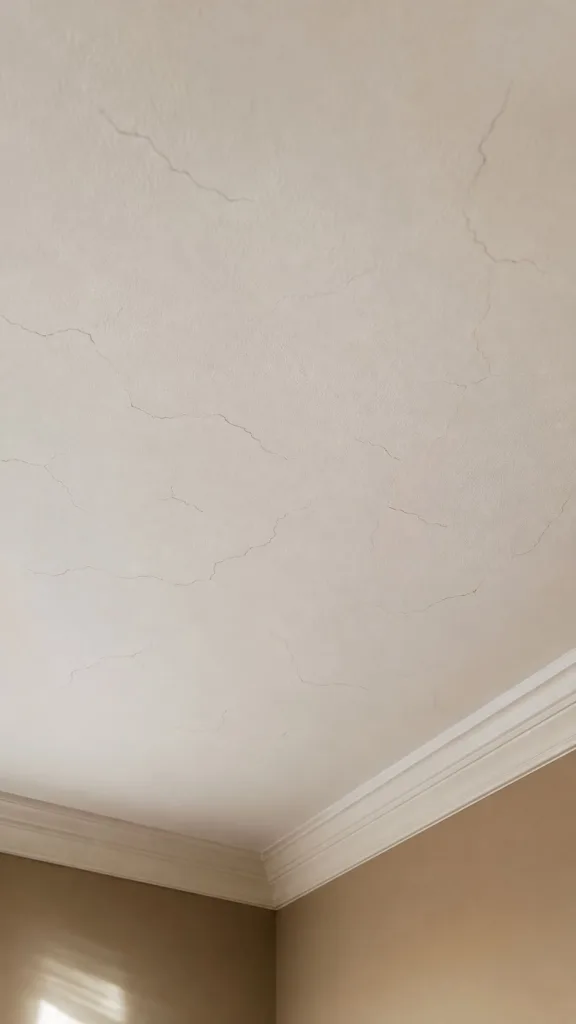Hairline Cracks in Ceiling