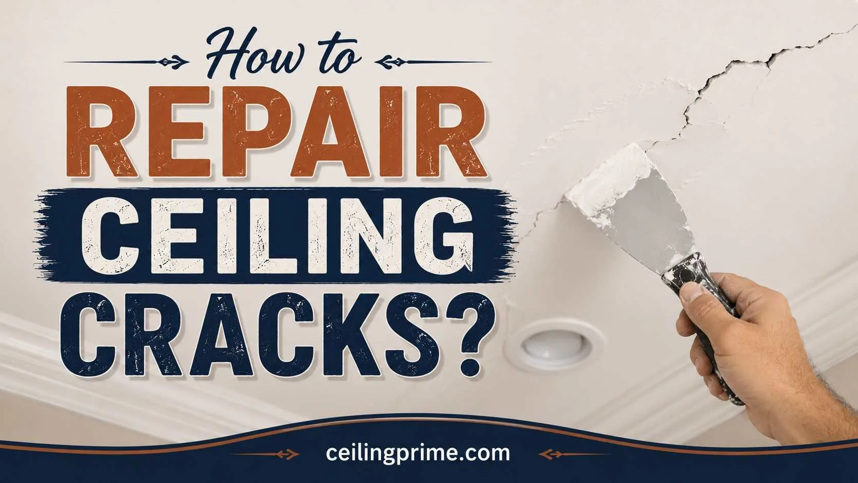 How to Repair Ceiling Cracks