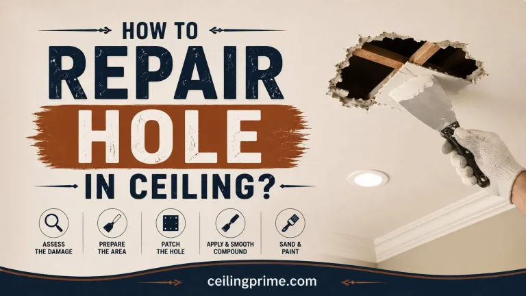 How to Repair Hole in Ceiling