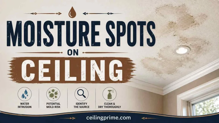 Moisture Spots on Ceiling