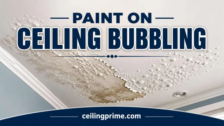 Paint on Ceiling Bubbling
