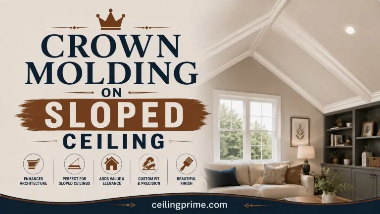 Crown Molding on Sloped Ceiling
