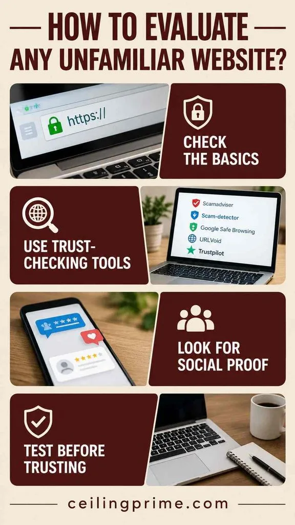 Learn How to Evaluate Any Unfamiliar Website effectively using safety steps in our Designmode24.com Review.